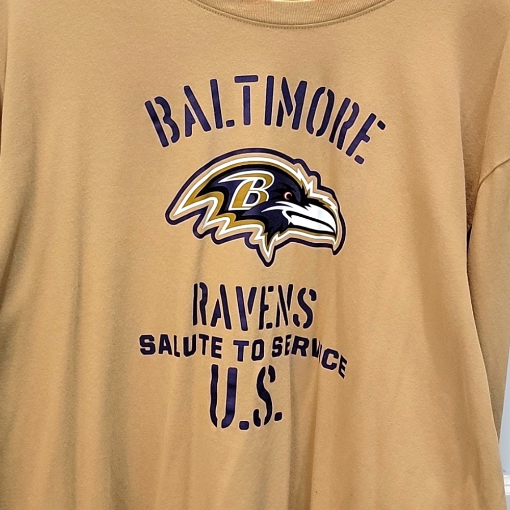 XXL Nike Salute to Service NFL Baltimore Ravens Dri-fit Tshirt